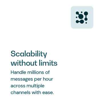 Scalability without limits Scalability without limits